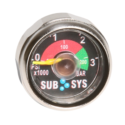 The Spare Air Industrial includes an easy to read dial gauge