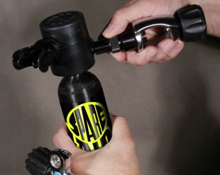 Refill from a SCUBA tank
